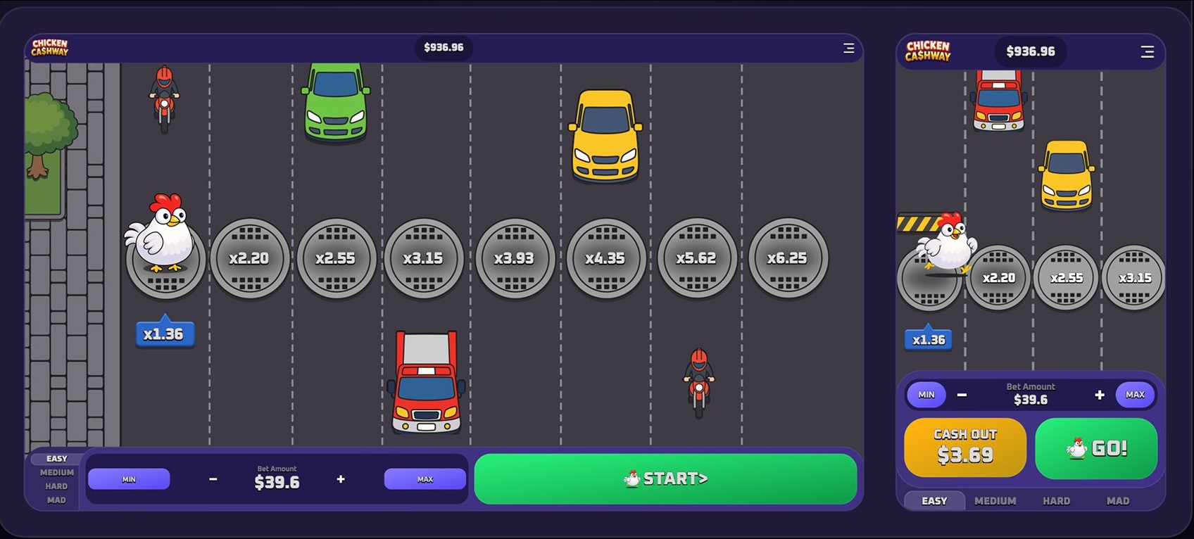 Chicken Cashway gameplay screenshot