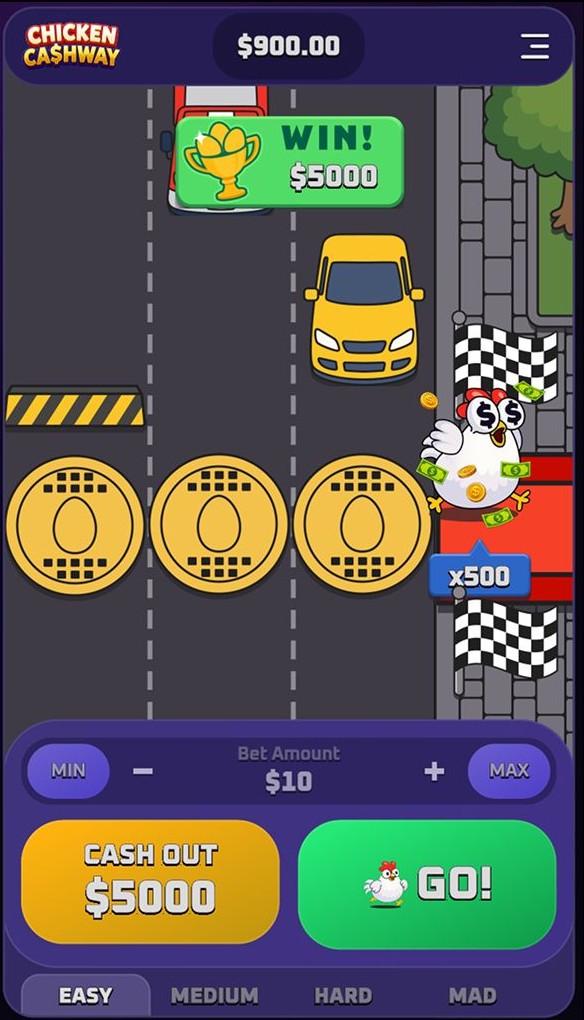 Chicken Cashway gameplay screenshot