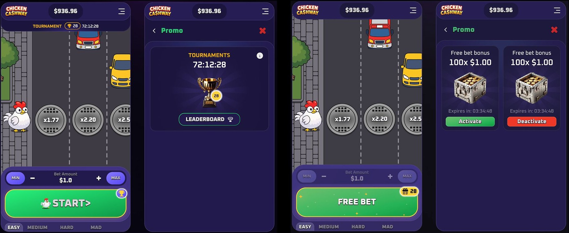Chicken Cashway gameplay screenshot